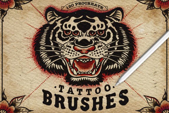 120 Tattoo Procreate Brushes: A Game-Changer for Digital Artists and Tattoo Professionals