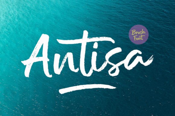 Antisa: A Versatile Hand-Brushed Script for Creative Typography