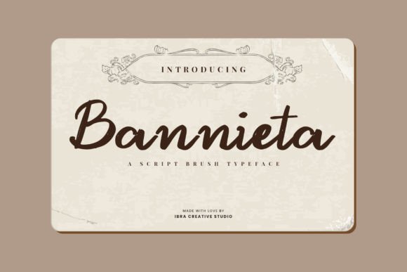 Bannieta: A Typeface That Elevates Your Creative Expression