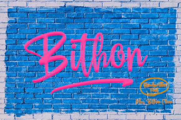 Bithon: A Versatile Script Font for Creative Typography