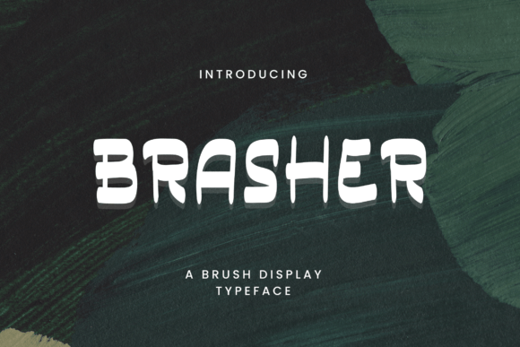 Brasher: A Brush Display Typeface for Bold Design