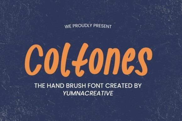 Coltones: A Stylish Hand-Brushed Font for Creative Expression