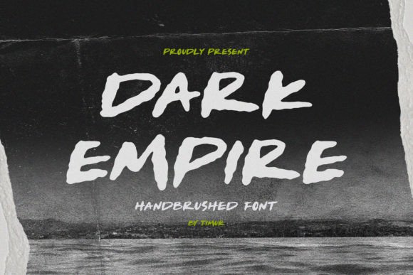 Dark Empire: A Bold Font for Rebellious Design Projects