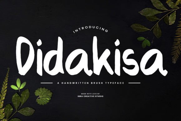 Didakisa: A Handwritten Brush Typeface with Modern Appeal