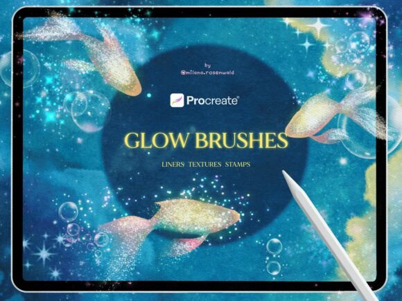 Enhance Your Digital Art with Sparkle Glow Procreate Brushes