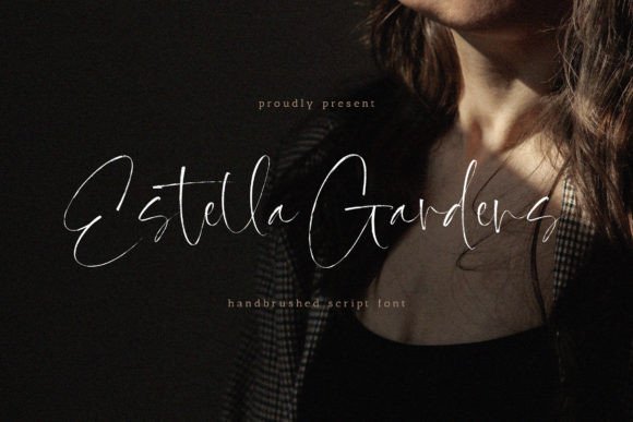 Estella Gardens: A Hand-Brushed Script Font for Timeless Design