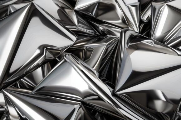 Geometrical Metallic Background: A Practical Guide for Modern Design