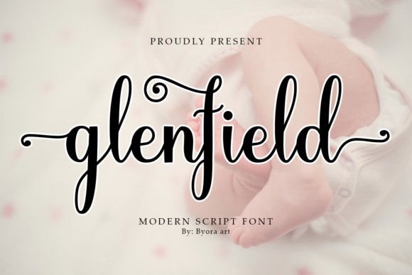 Glenfield: The Bold, Artistic Typeface for Creative Design Projects