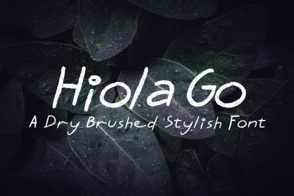 Hiola Go: A Modern Brushed Handwritten Font for Creative Impact
