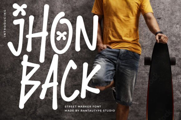 Jhon Back: The Street-Style Font That Elevates Bold Design