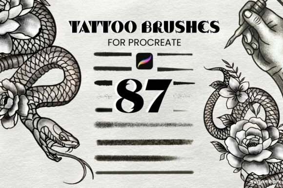 Procreate Tattoo Brushes for Creative Designers